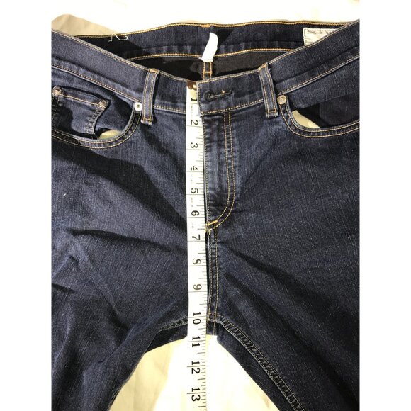 Rag & Bone Women's Marlowe Dark Blue Wash Slim Fit  Capri Jeans Size 32 - Picture 7 of 10